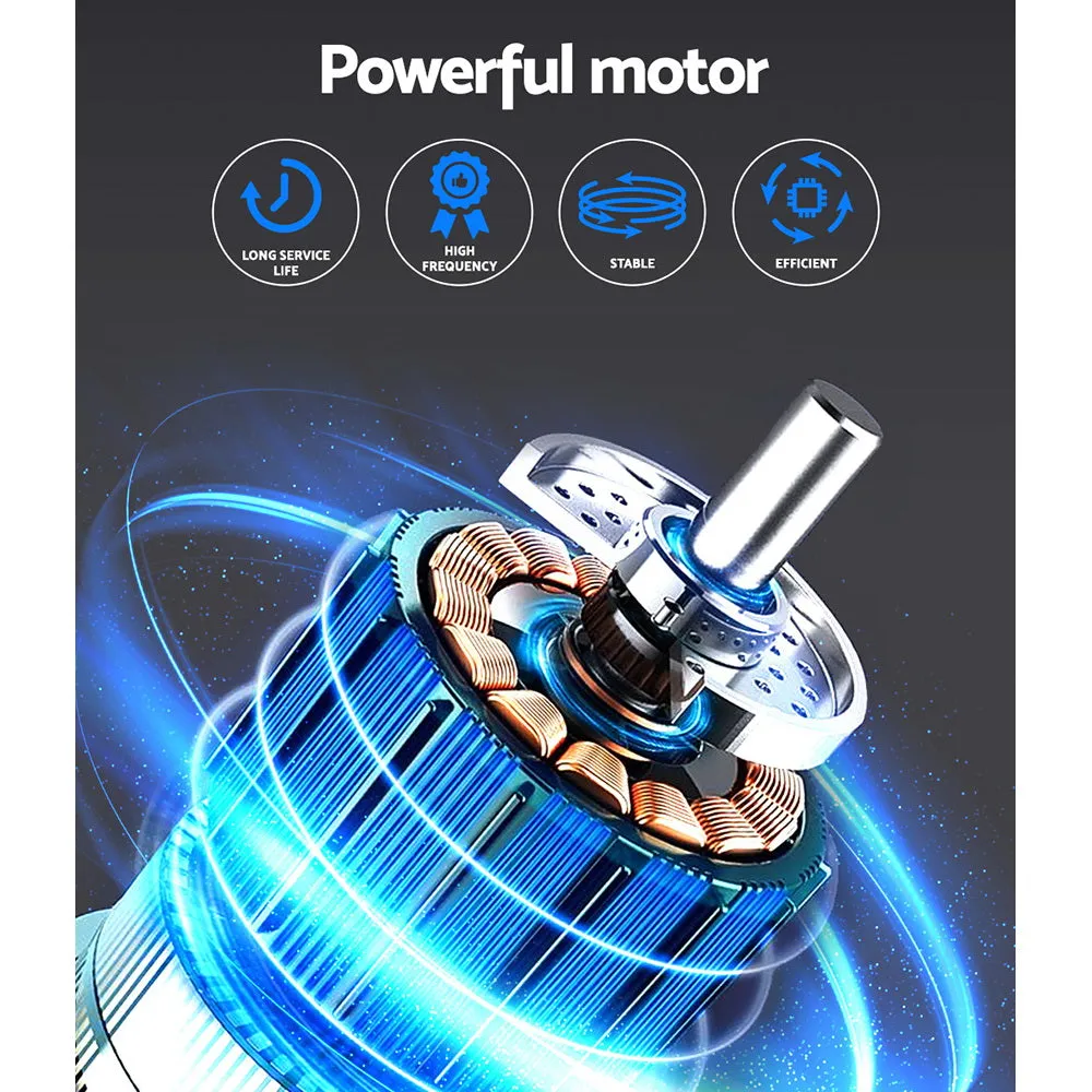 30 Speed Massage Gun | 4 Heads | Vibration Muscle Massager | Chargeable | Blue