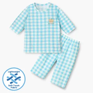 Blue Check Bear 3/4 Set 2504U17 Blue Check Bear 3/4 Set 2504U17