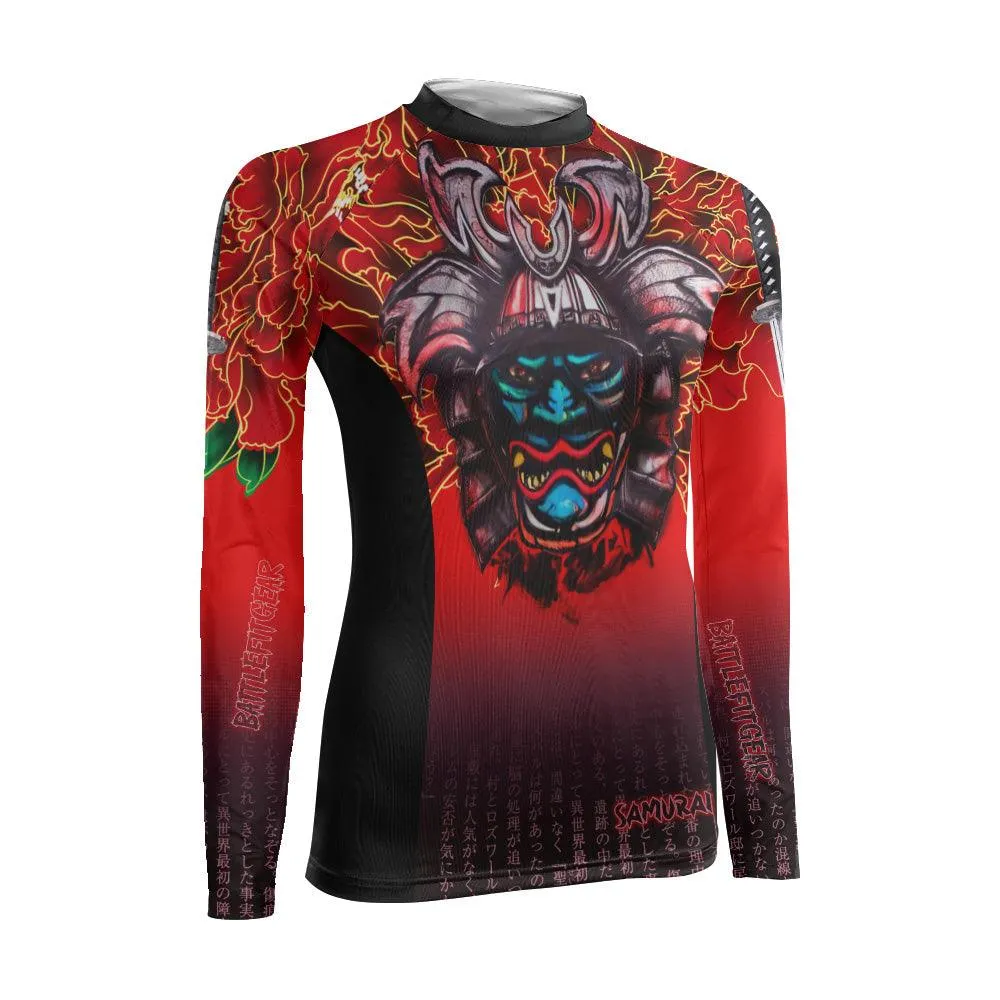 Devil Samurai Women's Long Sleeve Rash Guard