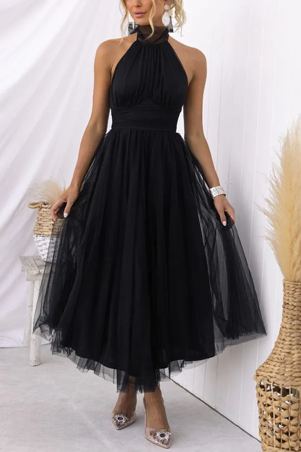 FARY - DRESS WITH LONG SKIRT