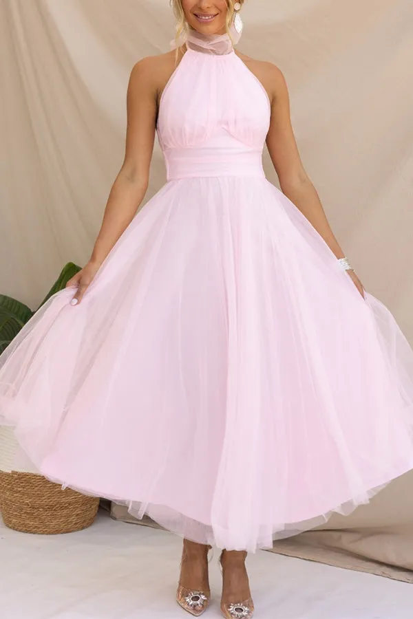 FARY - DRESS WITH LONG SKIRT