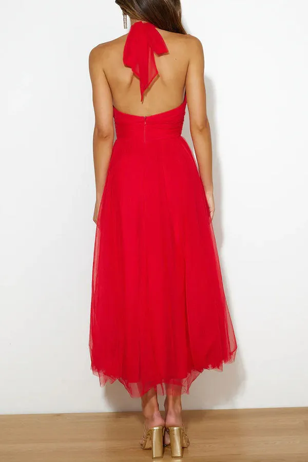 FARY - DRESS WITH LONG SKIRT