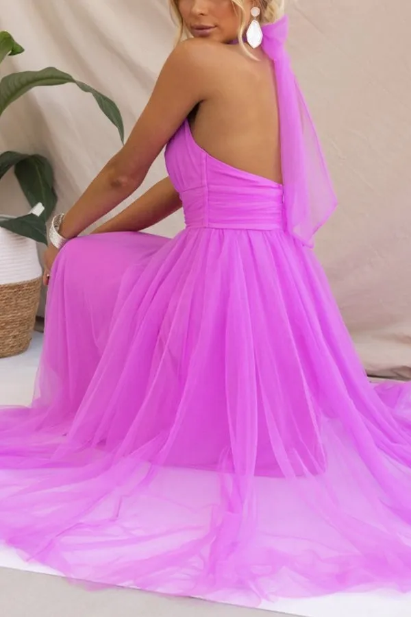 FARY - DRESS WITH LONG SKIRT