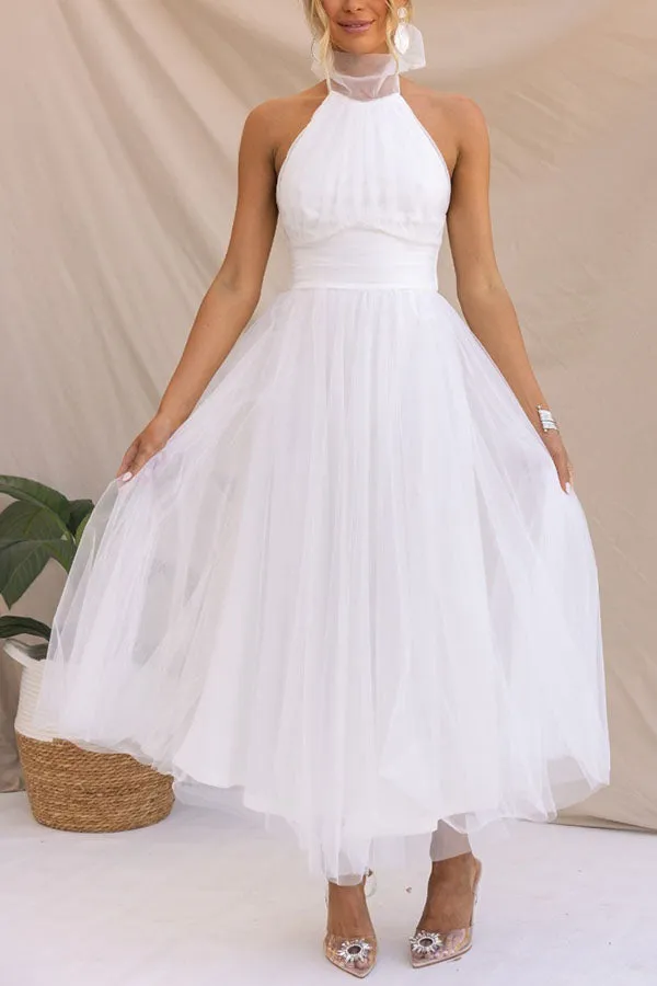FARY - DRESS WITH LONG SKIRT