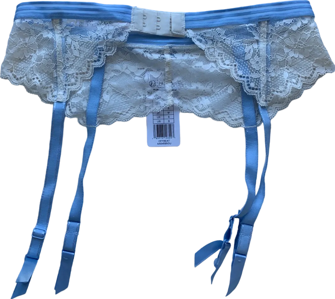 Freya Blue Lace Garter Belt Offbeat UK S