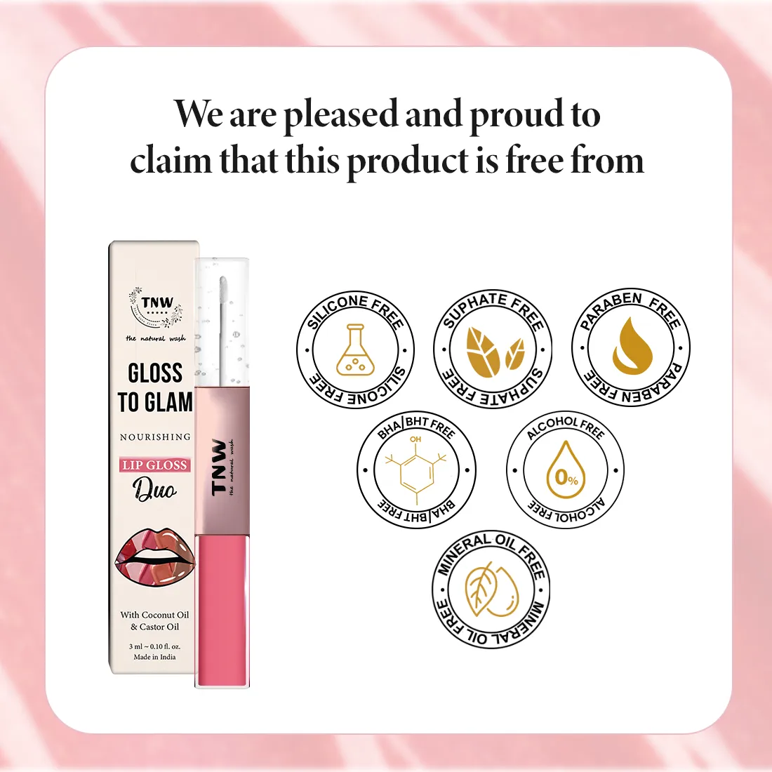 Gloss to Glam Nourishing Lip Gloss Duo for Shiny Lips