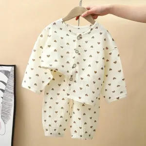Hearts & Peaches Vintage baby pyjamas