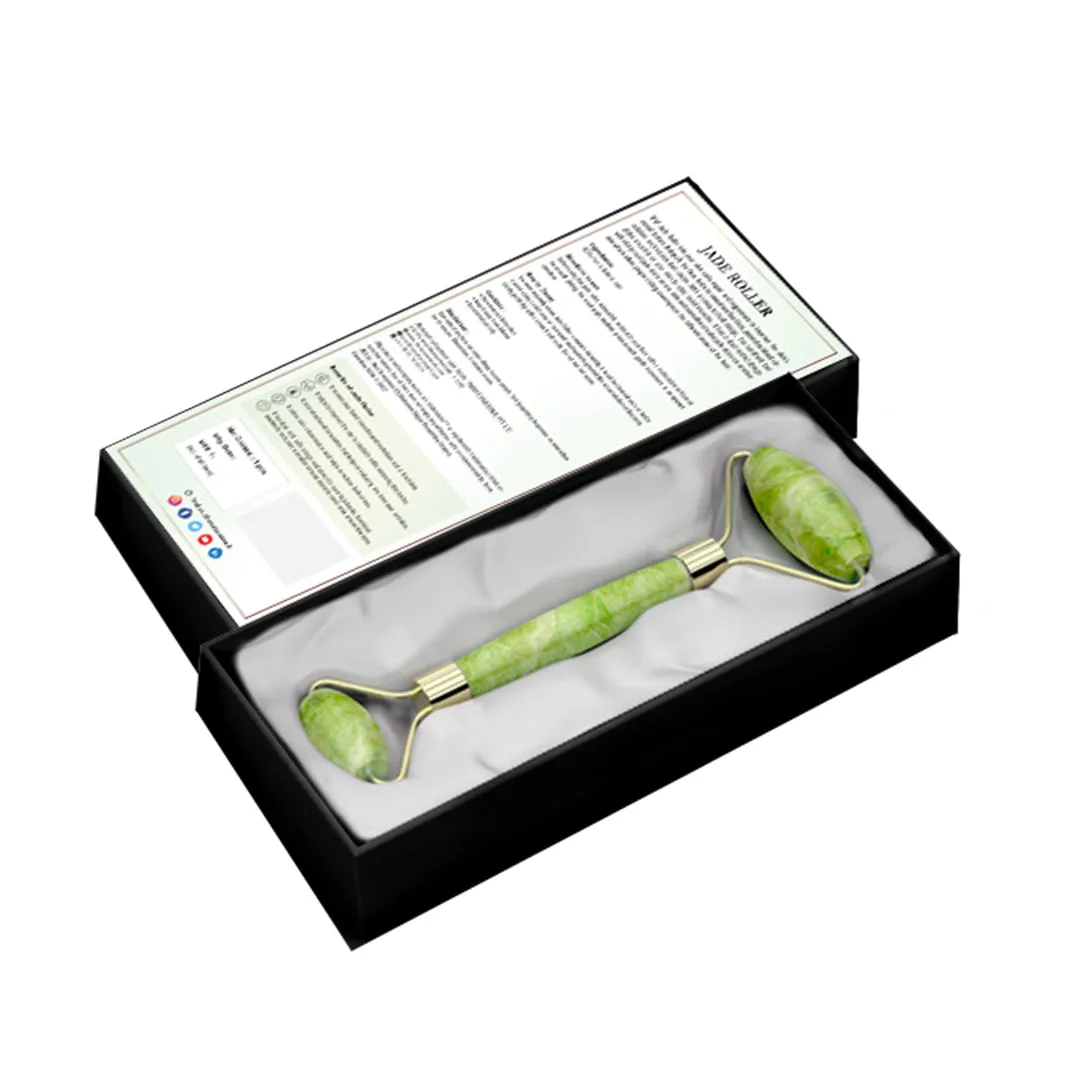 Jade Roller for Improving Skin Texture .