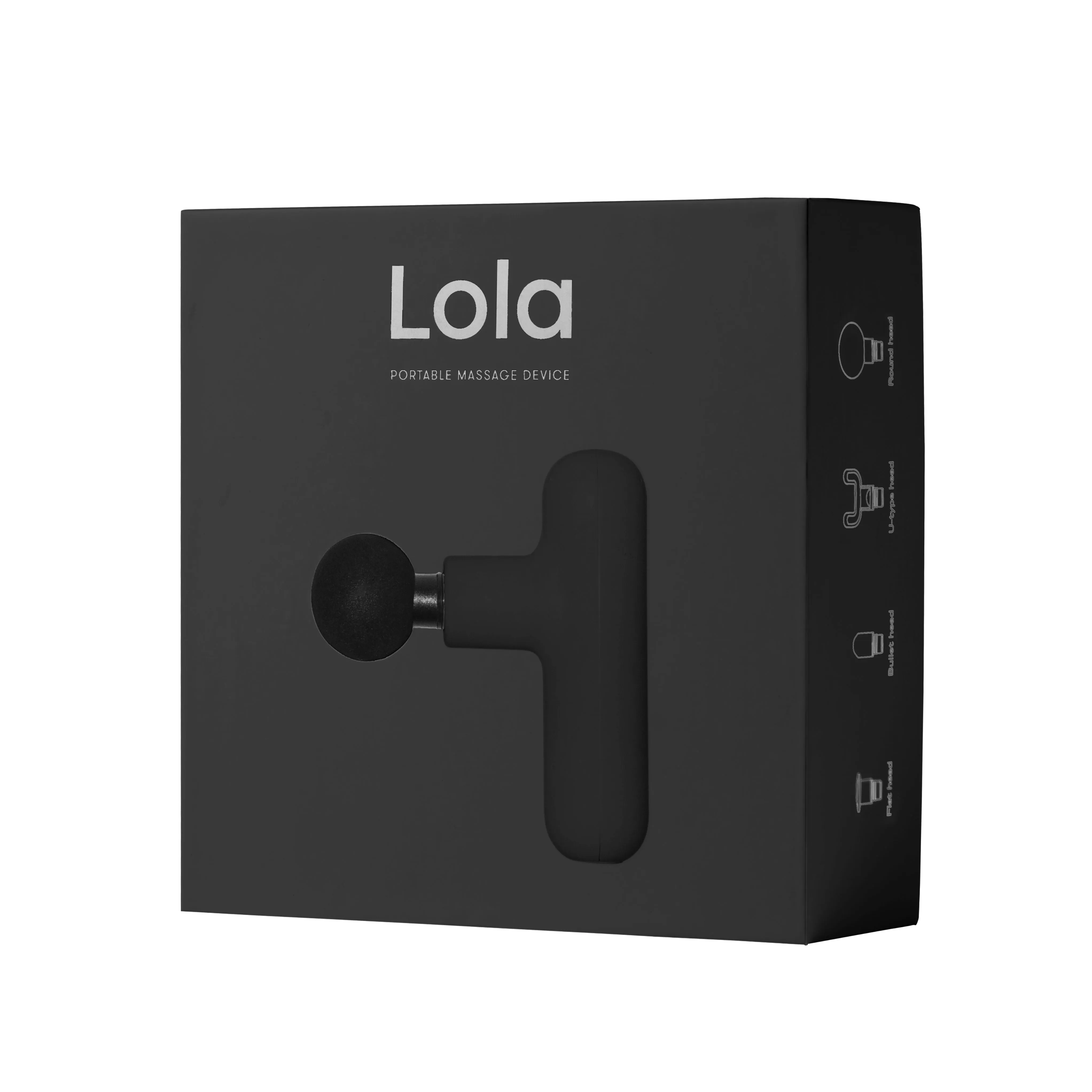 LOLA Women Portable Massage Gun - Brave Black
