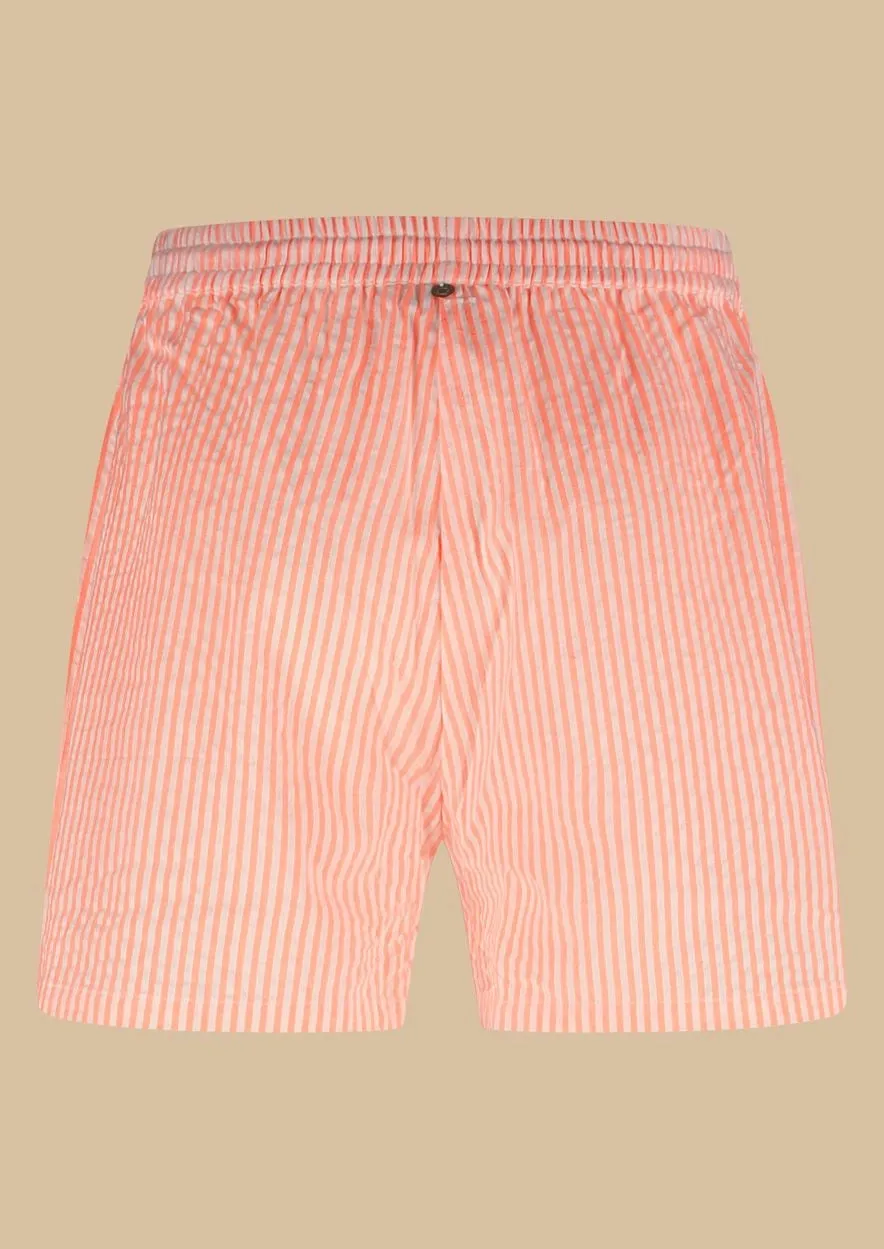 Lotte Short-Papaya Punch Stripe