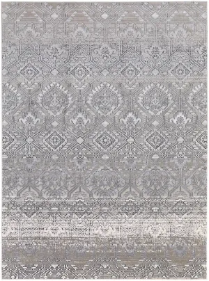 Macklaine MCK39LGF Silver/Ivory Rug