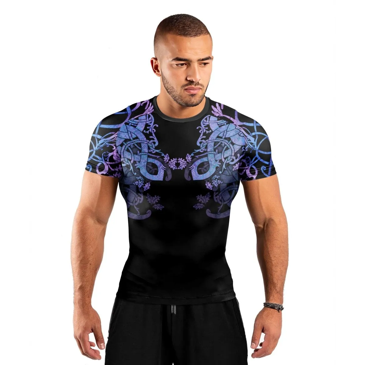 Norns & Nature Men's Short Sleeve Rash Guard