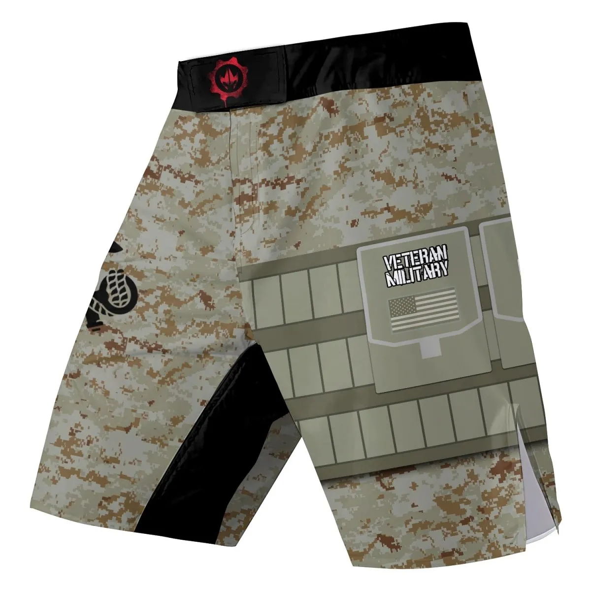 USA Marine Corp Veteran Fight Shorts