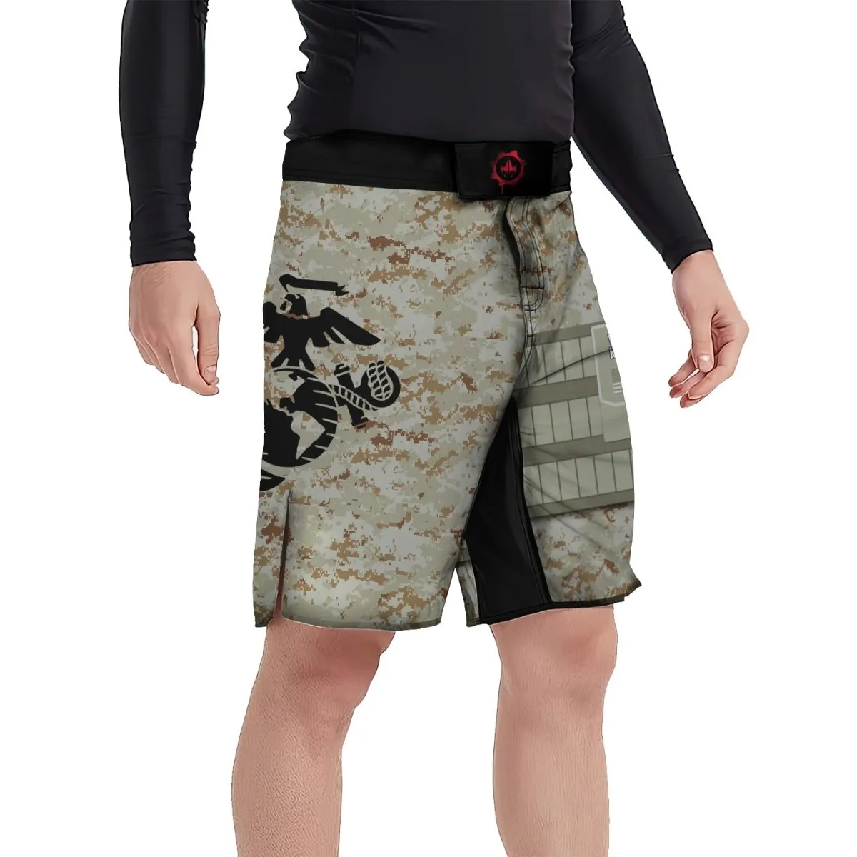 USA Marine Corp Veteran Fight Shorts