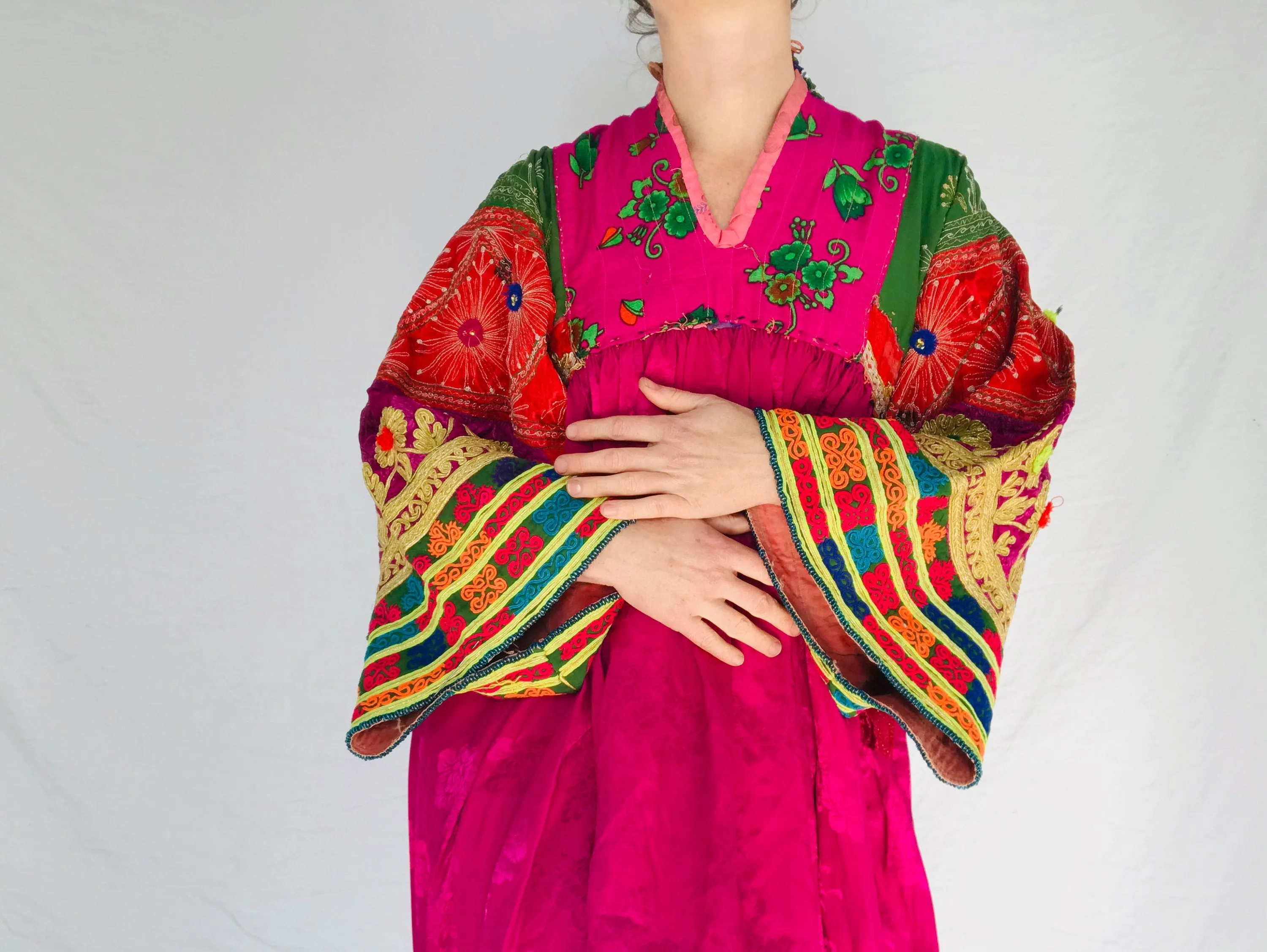 Vintage Balochi Dress. Hand-Embroidered. Fits up to Size S