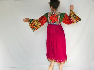 Vintage Balochi Dress. Hand-Embroidered. Fits up to Size S