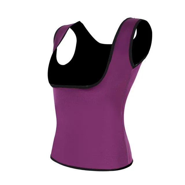 Women Neoprene Slimming T-shirt Hot Body Vest