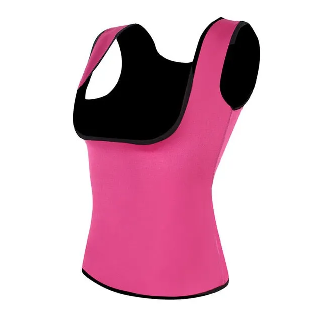 Women Neoprene Slimming T-shirt Hot Body Vest