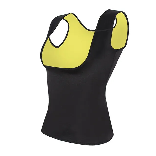 Women Neoprene Slimming T-shirt Hot Body Vest