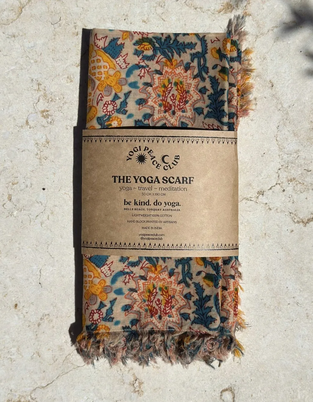 Yoga Scarf - Saffron